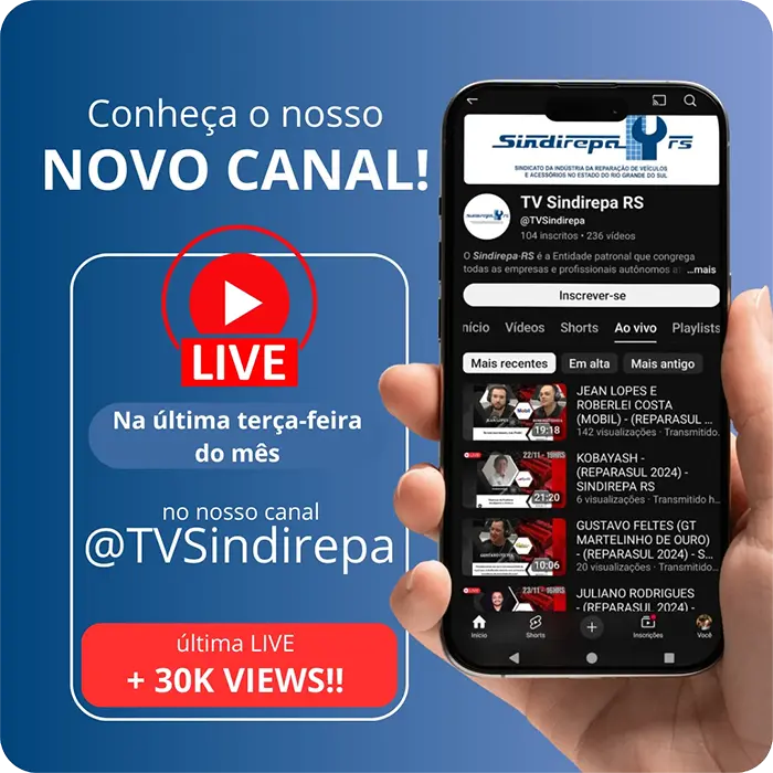 Pop-up nosso canal youtube